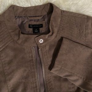 🌟Suede moto jacket